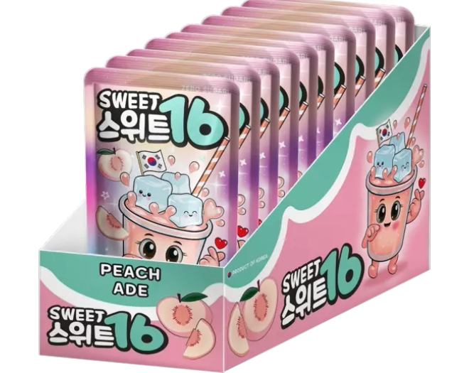 Sweet16 - Peach Ade Zero Sugar 200ml 