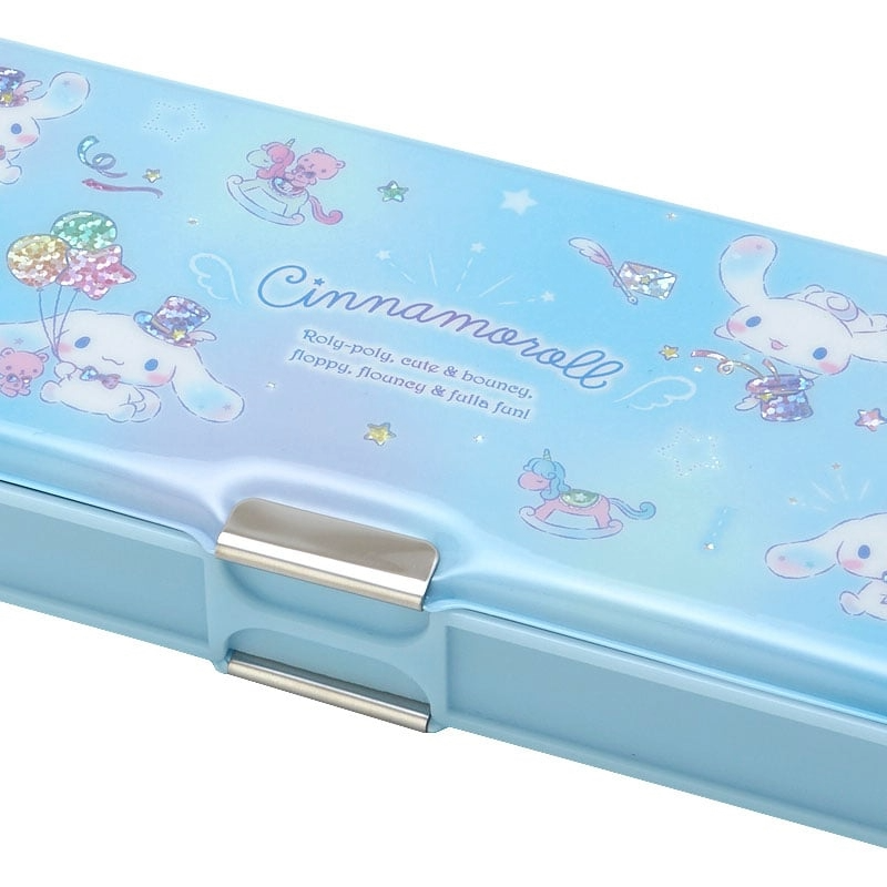 Sanrio Japan Cinnamoroll Double-Sided Hologram Pencil Case