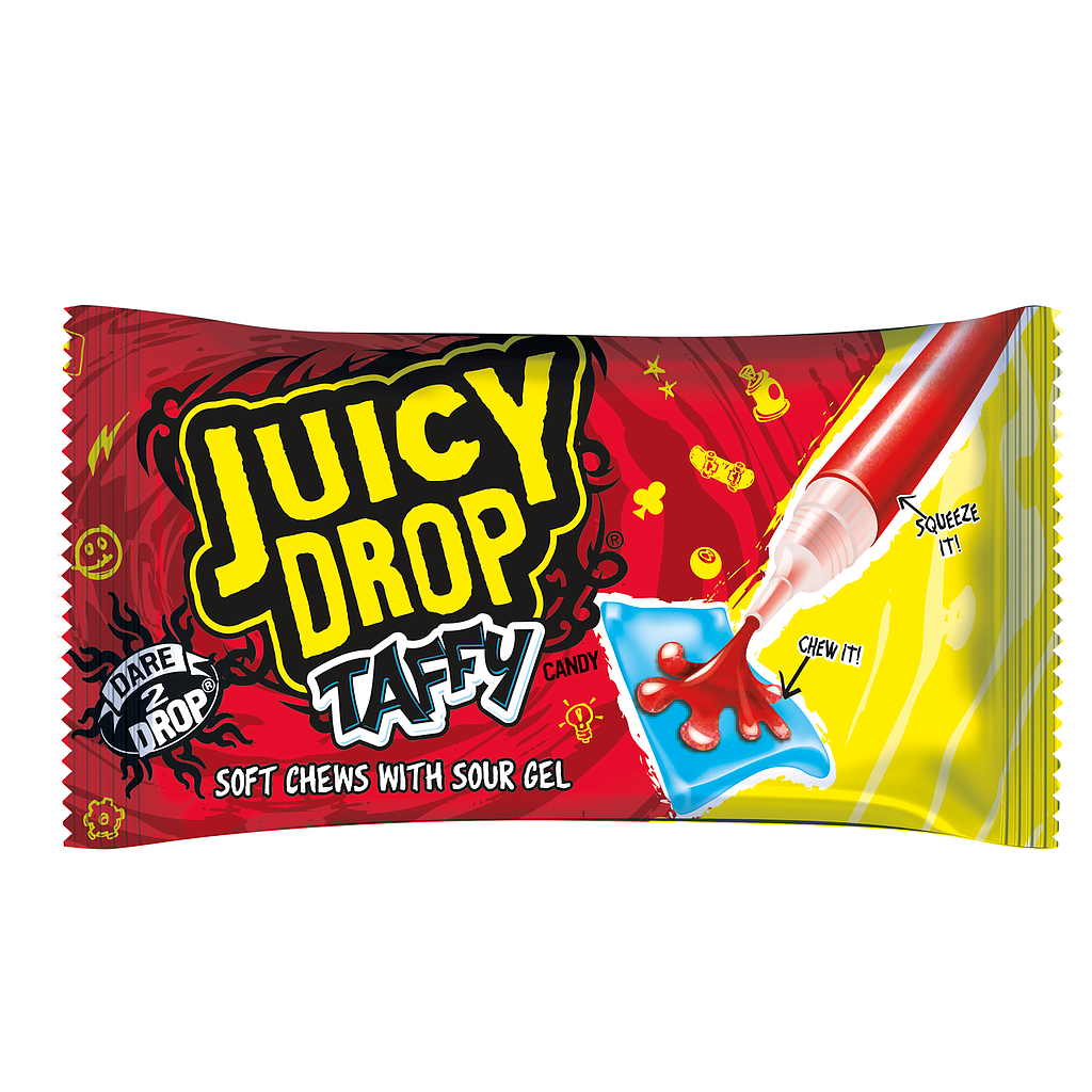 Bazooka Juicy Drop Taffy 67g