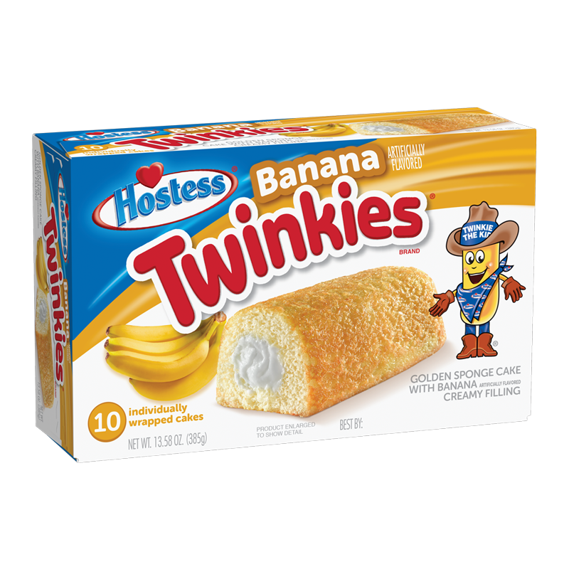 Hostess Banana Creme Twinkies 10-Pack 385g