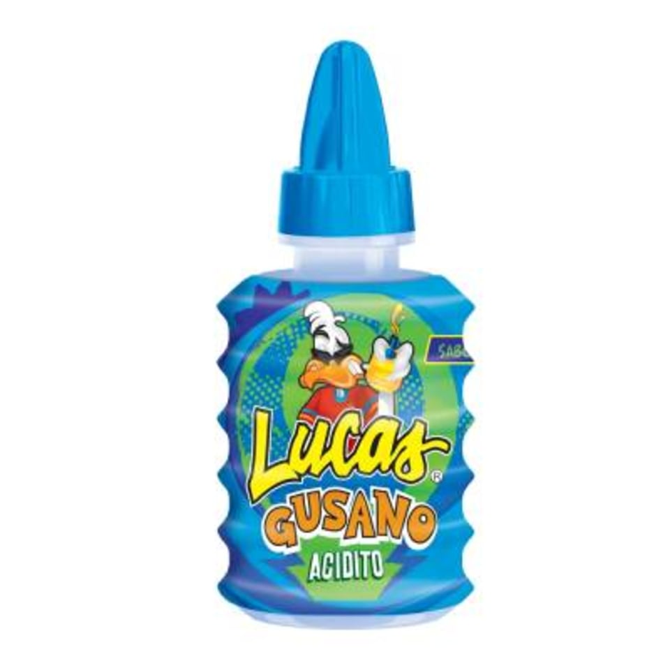 Lucas Gusano green Apple Sour Drops 36g