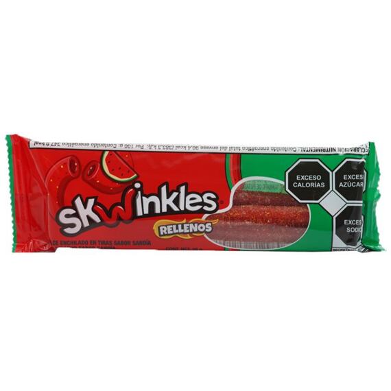 Lucas Gusano Skwinkles watermelon chewy Ropes In Chili Powder 26g