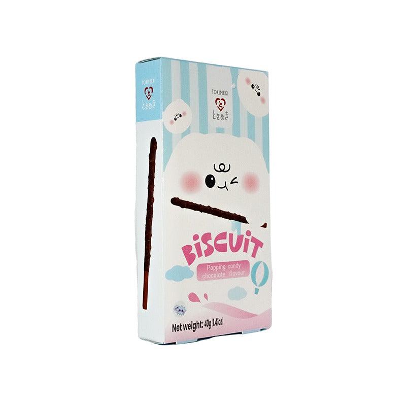 Tokimeki Biscuit Stick Popping Candy 40g