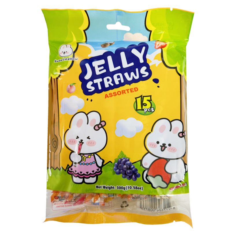 Jelly Sticks Assorted 4 Flavors 300g