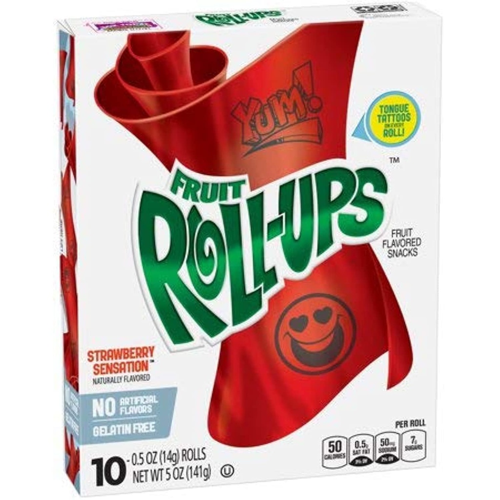 Fruit Roll-Ups Strawberry Sensation 140g