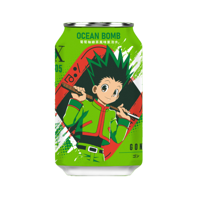 Ocean Bomb Grapefruit Green Tea Flavor 330ml