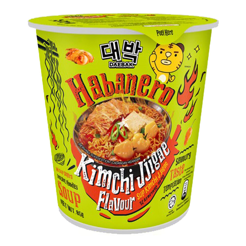 Daebak Habanero Noodles Soup Kimchi Jigae Cup 85g