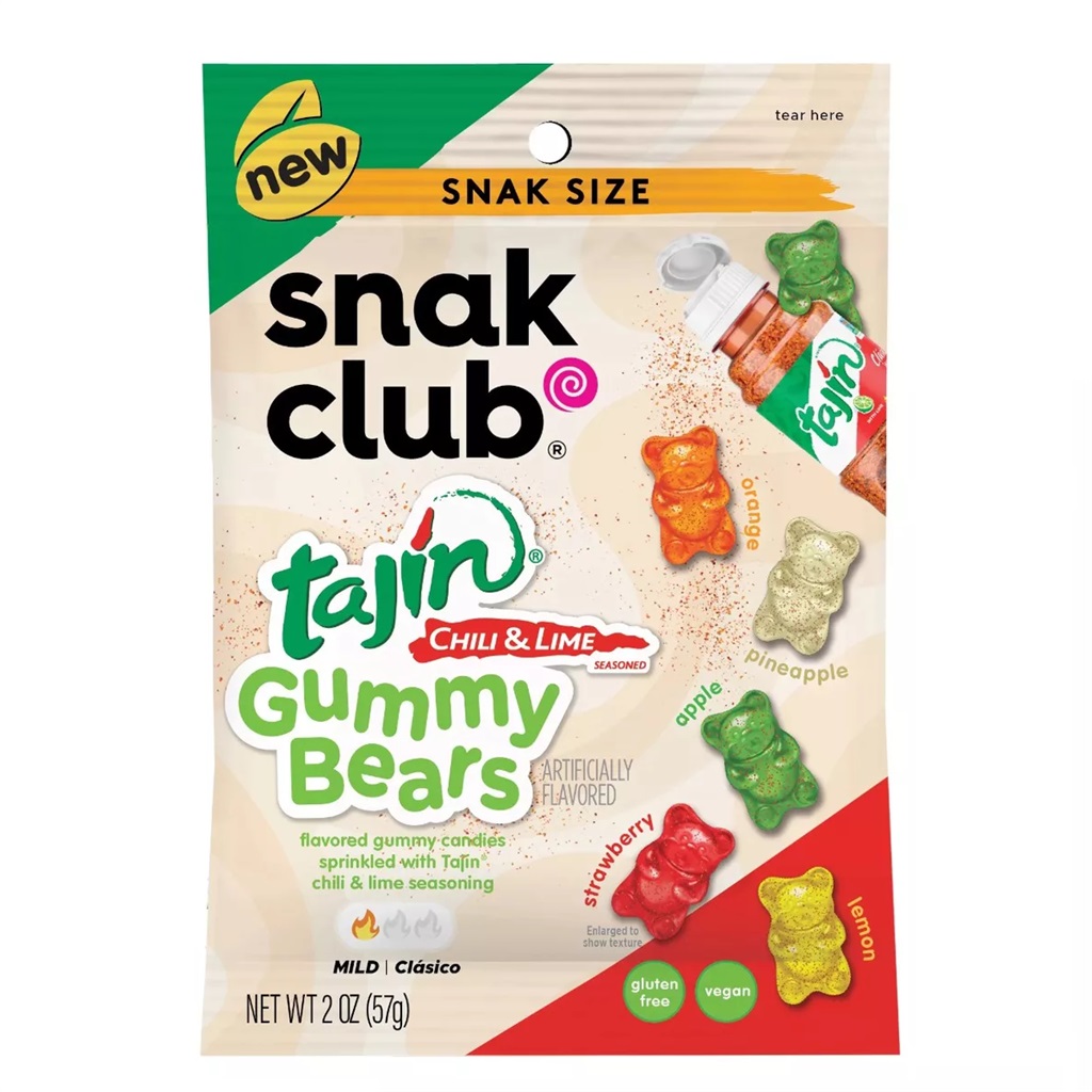 Snak Club Tajin Gummy Bears 57g