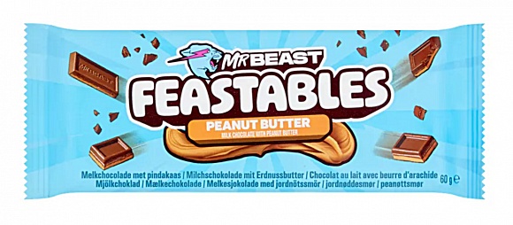 MrBeast Feastables Peanut Butter 60g