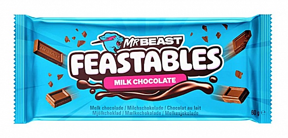 MrBeast Feastables Milk Chocolate 60g