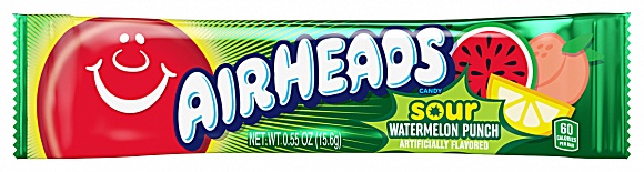 Airheads Bar Sour Watermelon Punch 16g