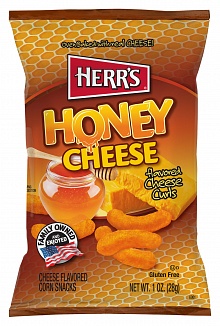 Herr's Cheese Curls Honey Cheese 28g