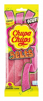 Chupa Chups Sour Belts Strawberry 90g