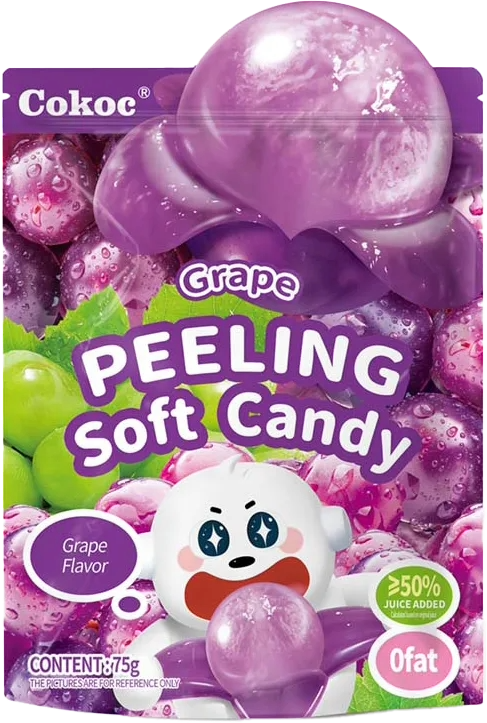 Cokoc Peeling Soft Candy Grape 75g