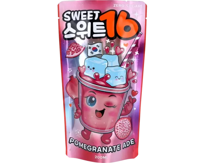 Sweet16 - Pomegranate Ade Zero Sugar 200ml 