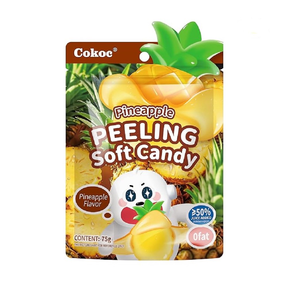 Cokoc Peeling Soft Candy Pineapple 75g