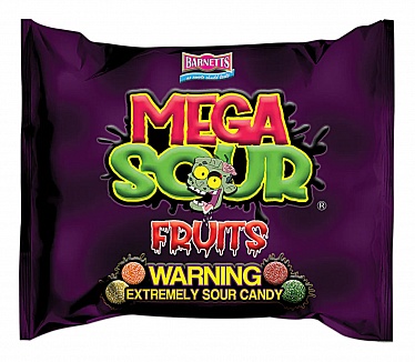 Barnetts Mega Sour Fruits  104g