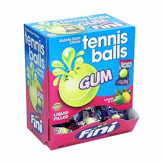 Fini Bubble Gum Tennis Ball Lemon & Lime 5g