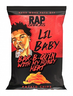 Rap Snacks Lil Baby Bar-B-Quin With My Honey Heat  71g