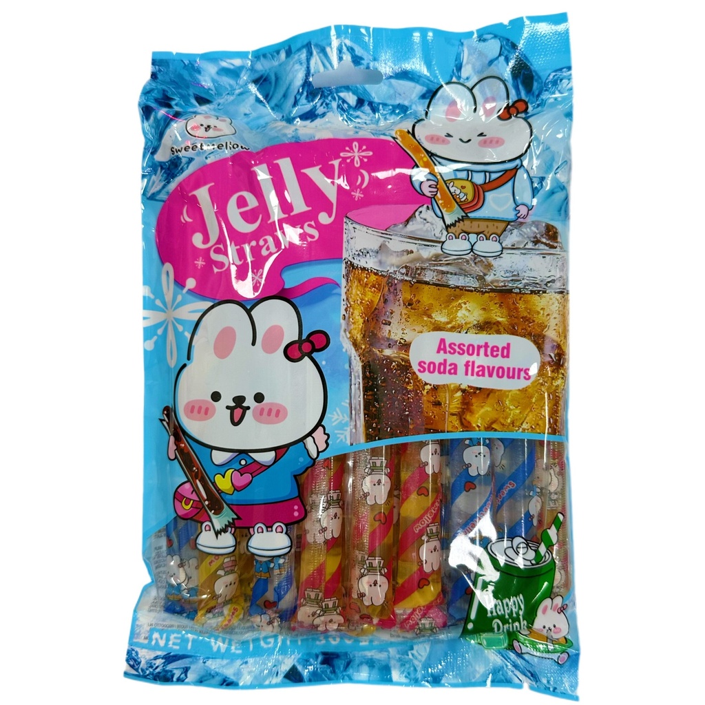 Jelly Sticks Assorted Soda 300g