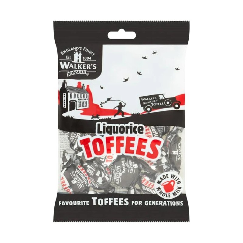 Walkers Nounsuch Liquorice Toffees 150g