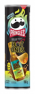 Pringles Hot Ones Los Calientes Verde 156g
