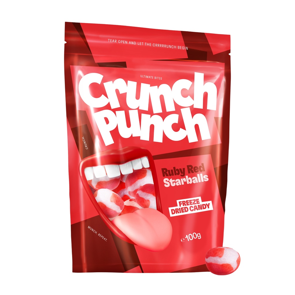Crunch Punch Ruby Red Starballs 100 g