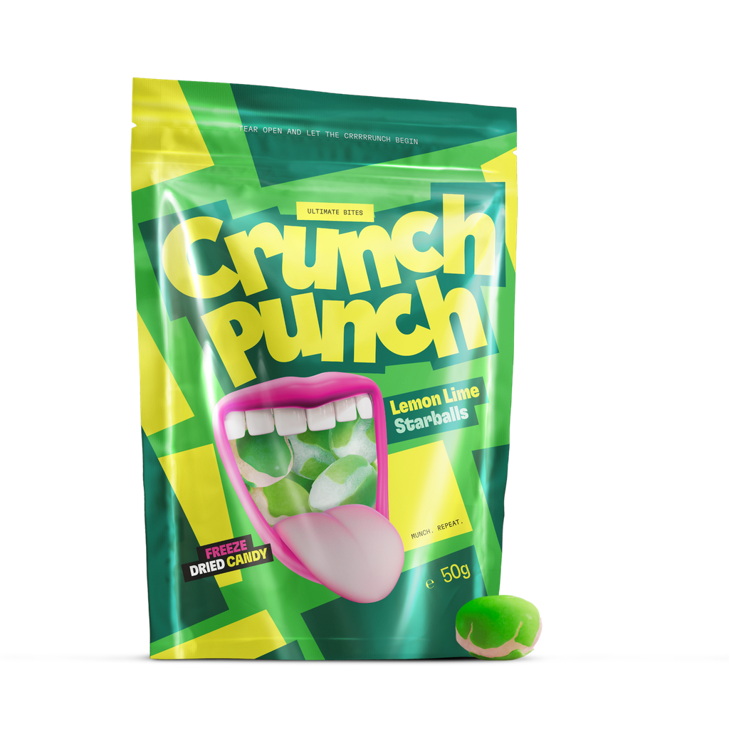 Crunch Punch Lemon Lime Starballs 50 g