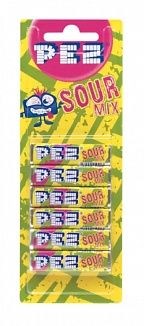 Pez Refills Sour 6 Pack 51g