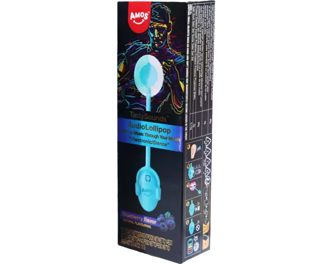 Tasty Sounds - Music Lollipop Blueberry Rock Music 12g