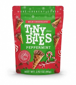 Tiny Bites Waffle Cones Peppermint 80g