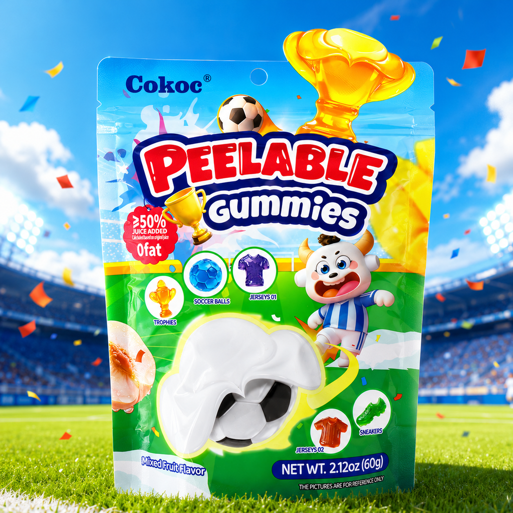 Cokoc Peelable Gummies Football 60g