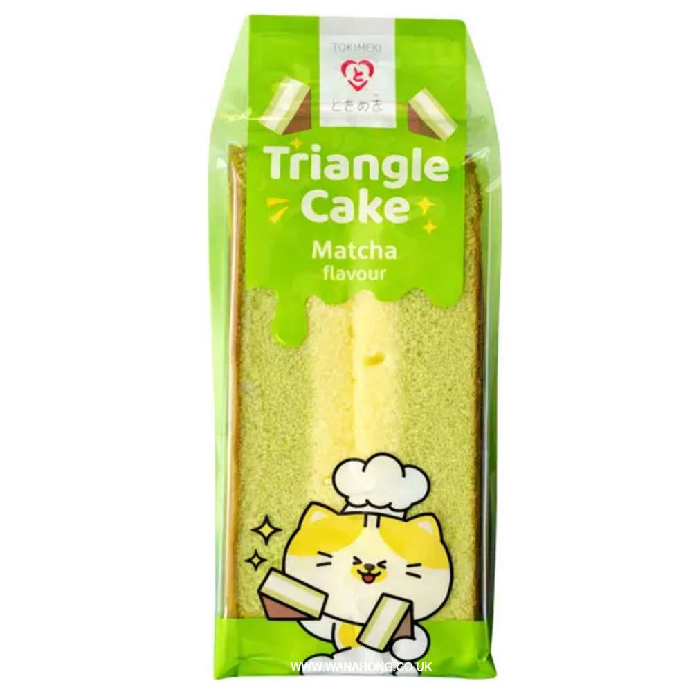 Tokimeki Triangle Sponge Cake Matcha 90g