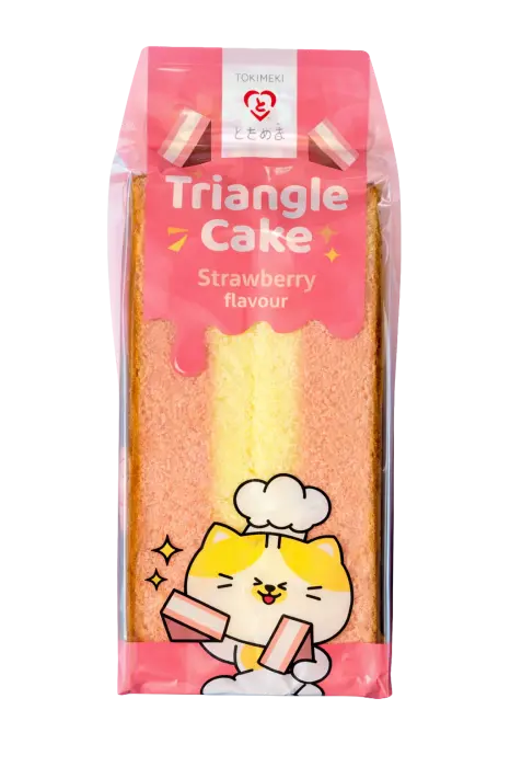 Tokimeki Triangle Sponge Cake Strawberry 90g