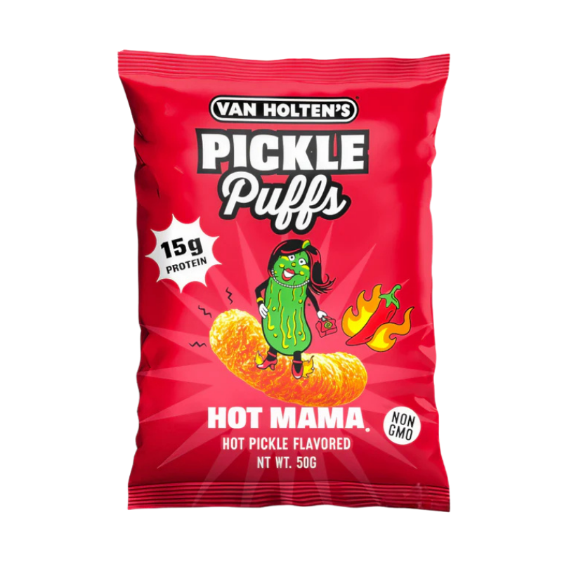 Van Holten's Hot Mama Pickle Puffs 50g