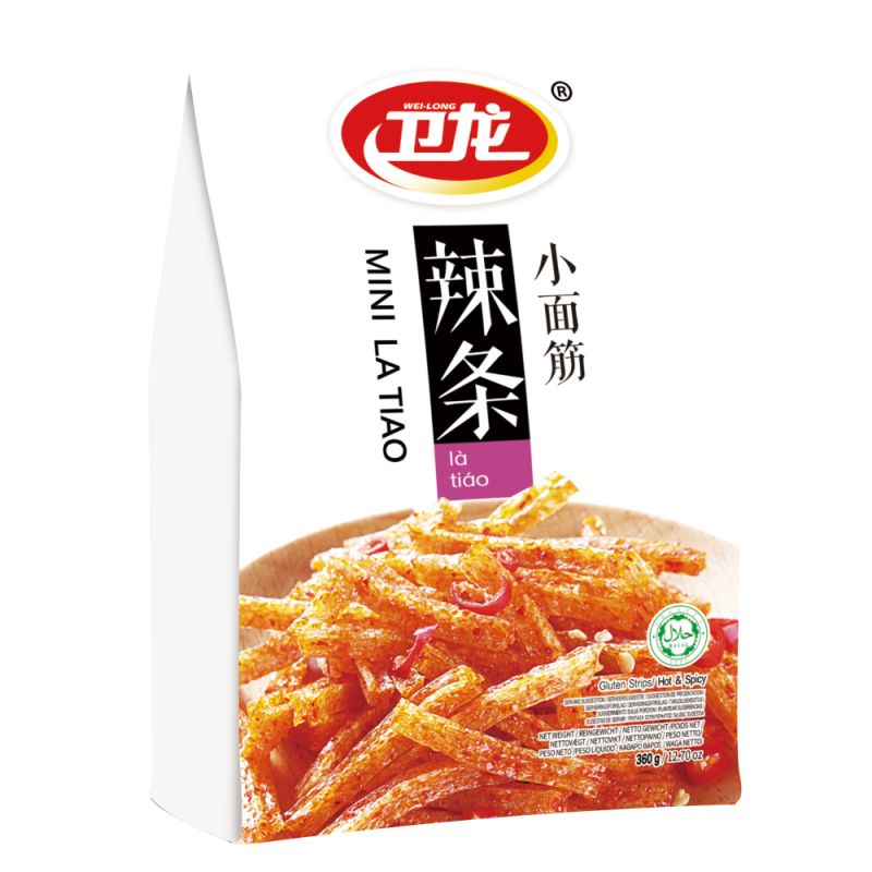 Wei Long Latiao Hot & Spicy Mini 360g 