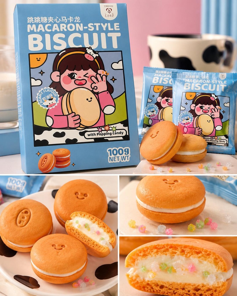 Tokimeki Macaron-Style Cookie Cream 100g