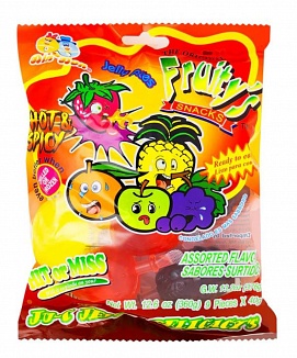 Din Don Fruity's Ju-C Hot & Spicy 360g