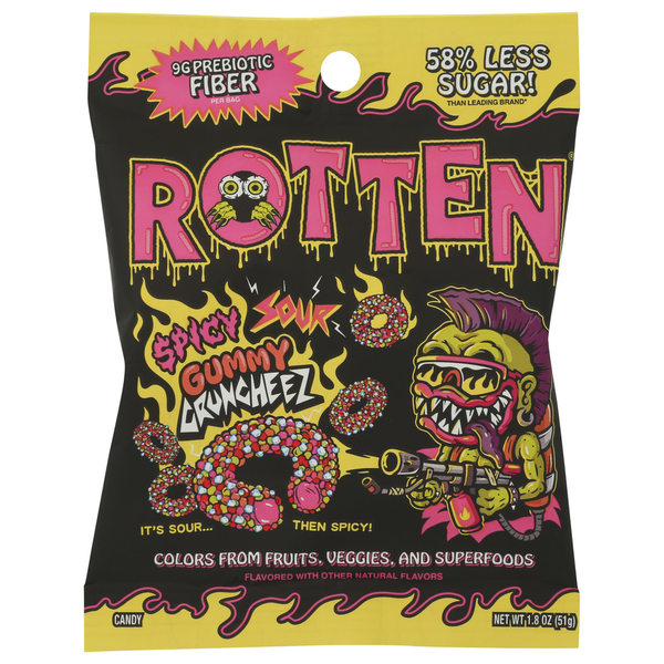 Rotten Gummy Cruncheez Spicy Sour 51g