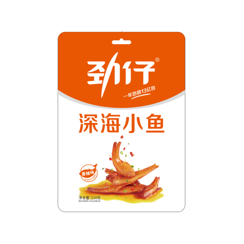  Jinzai Fried Anchovy Snack Spicy 110g