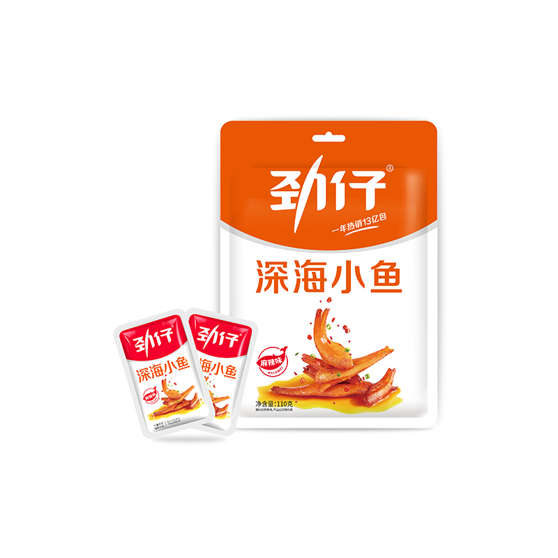  Jinzai Fried Anchovy Snack Hot&Spicy 110g