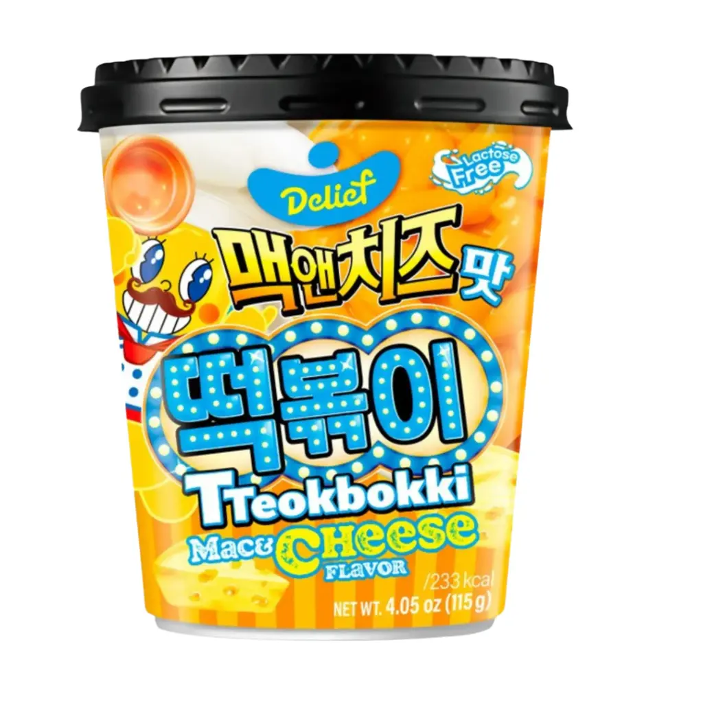 Delief Tteokbokki Cup Mac & Cheese (Halal) 115g