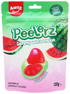 Amos Peelerz Gummy Watermelon 120g