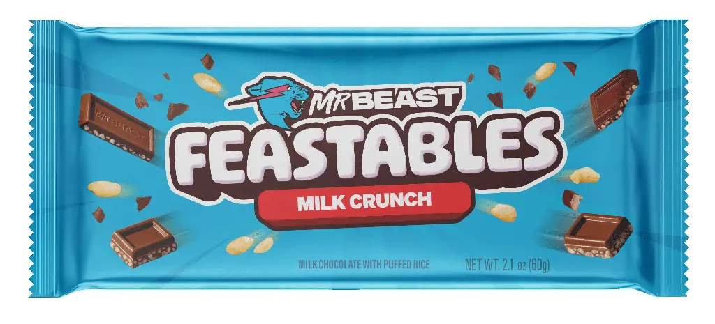 MrBeast Feastables Milk Crunch 60g