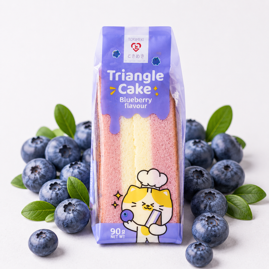 Tokimeki Triangle Sponge Cake Blueberry 90g
