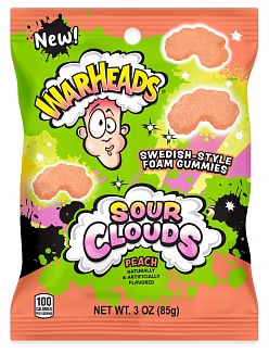 Warheads Sour Clouds Peach 85g