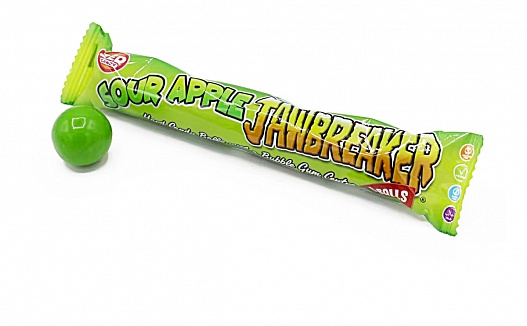 Zed Candy Jawbreaker Balls Sour Apple 50g