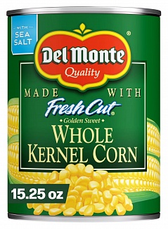 Del Monte Sweetcorn Whole Kernel with Sea Salt 432g