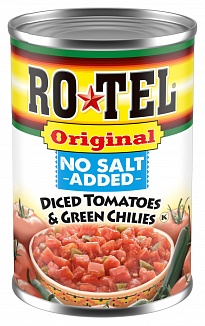 RoTel Diced Tomatoes & Green Chilies Original No Salt 283g
