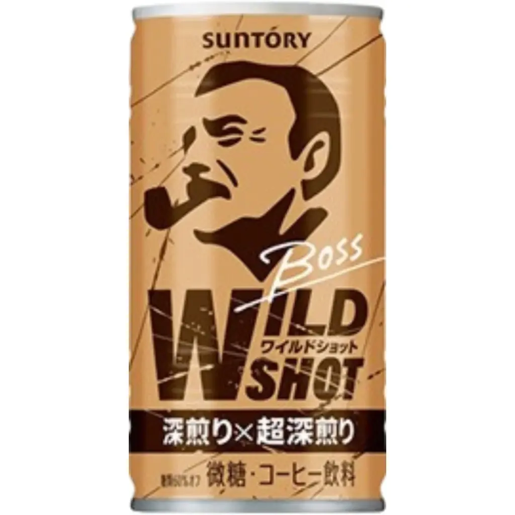 Boss Wild Shot Deep Roasted Beans 185g
